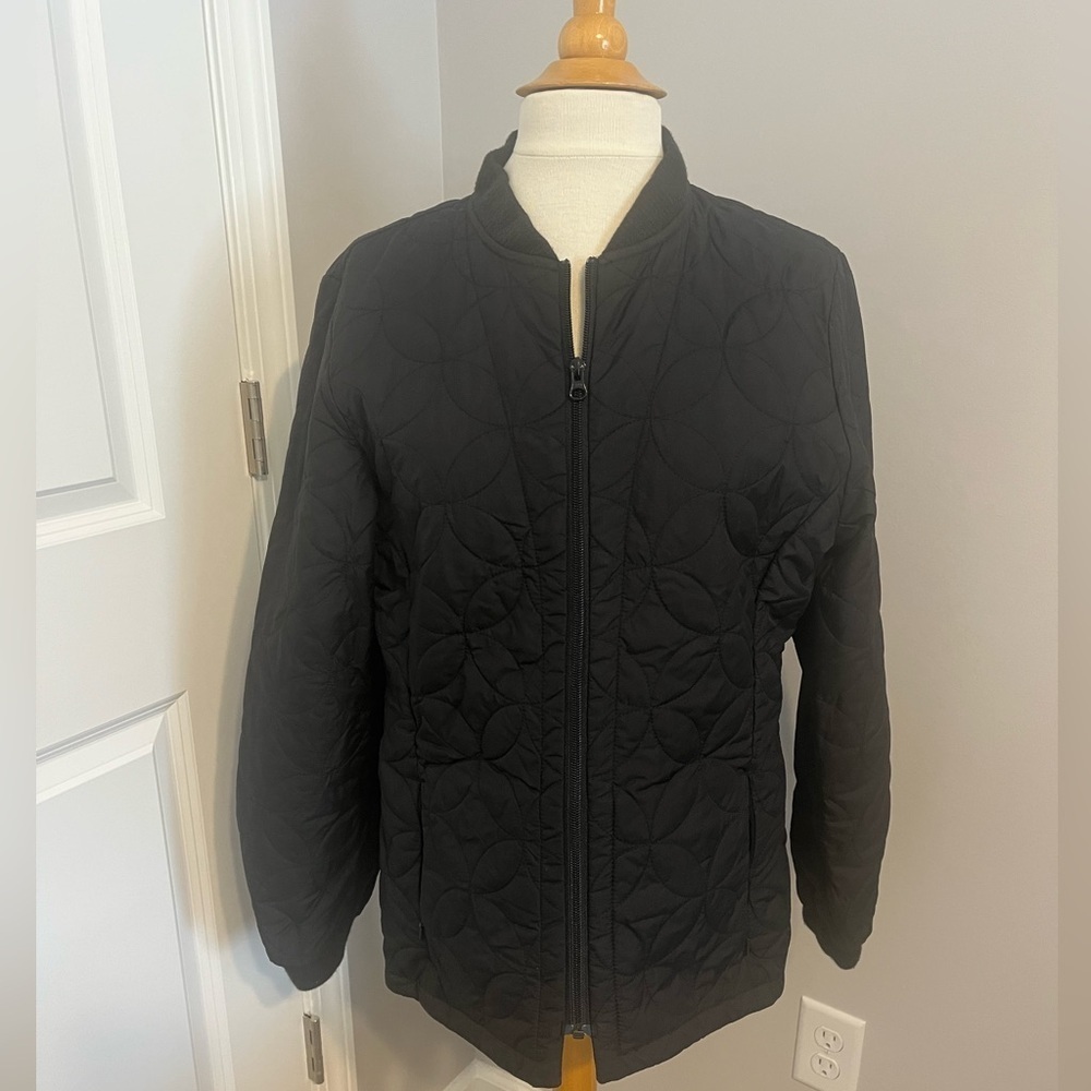 Woolrich Onyx Heather Wool Blend Quilted Jacket S M